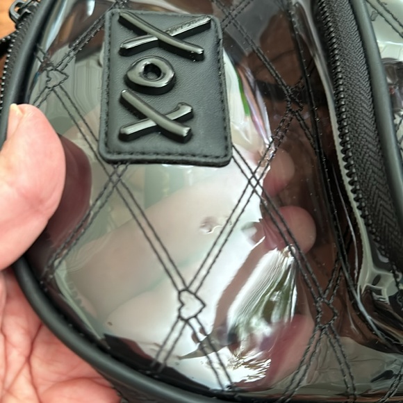 Betsy Johnson clear black backpack - Picture 7 of 9